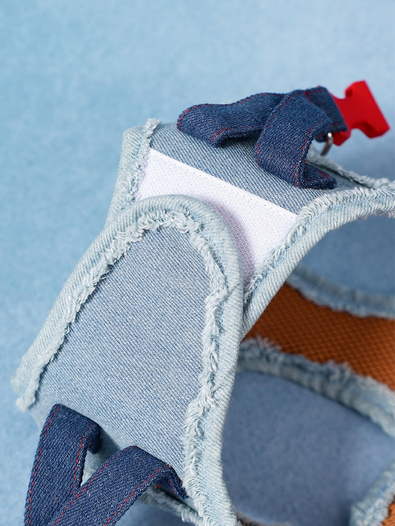 Pettorina a H regolabile anti-fuga con guinzaglio per cani