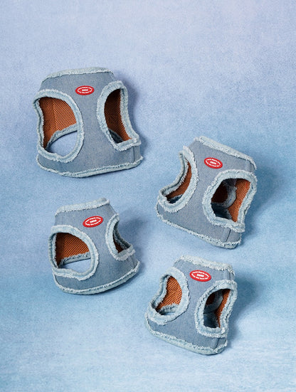 Pettorina a H regolabile anti-fuga con guinzaglio per cani